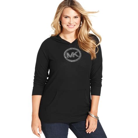 women's michael kors sweatshirt|michael kors hoodie women's.